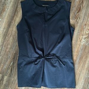 Brooks Brothers Navy Blue Peplum Shirt new w/o tags